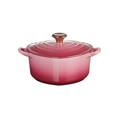 Heart Shaped Casserole 20cm Berry (Copper Knob)