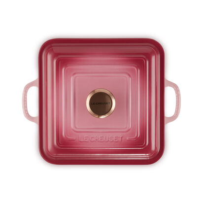 Square Shaped Casserole 24cm Berry (Copper Knob) image number 3