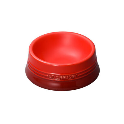 Medium Dog Bowl Cherry Red image number 0