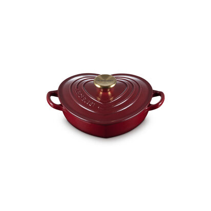 Heart Dish 20cm Rhone (Gold Knob)