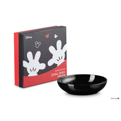 Mickey Mouse Oval Dish 19cm Black Onyx image number 0