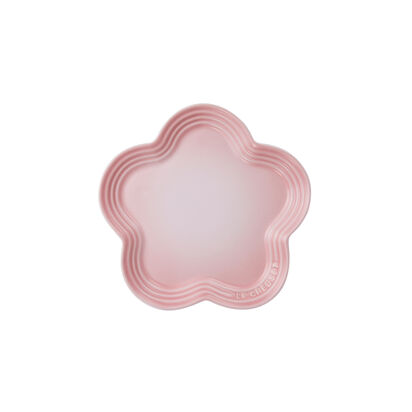 陶瓷花形碟 19厘米 Shell Pink