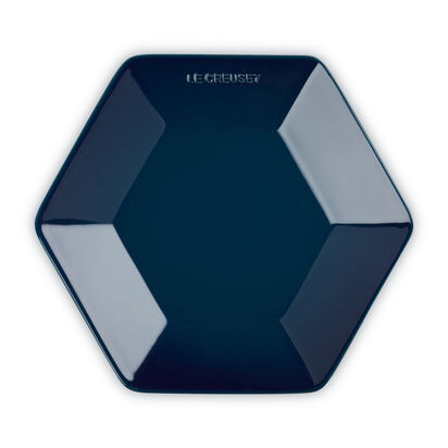 Hexagon Plate 26cm Agave