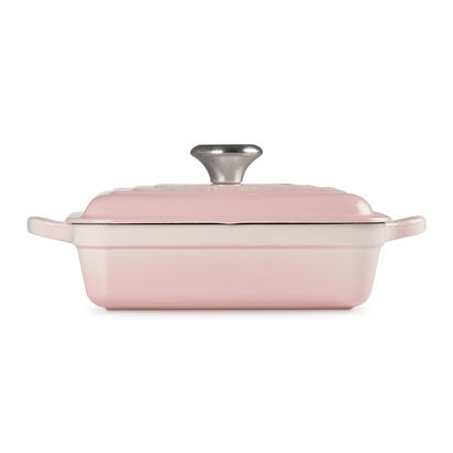 Square Shaped Casserole 24cm Shell Pink image number 2