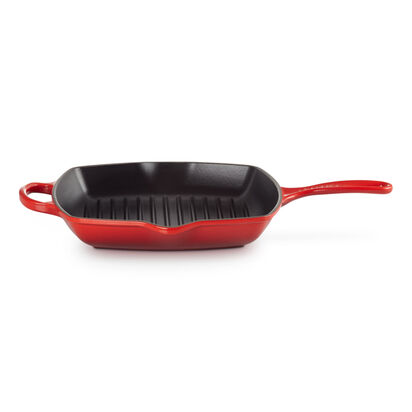 Square Skillet Grill 26cm Cherry Red image number 0