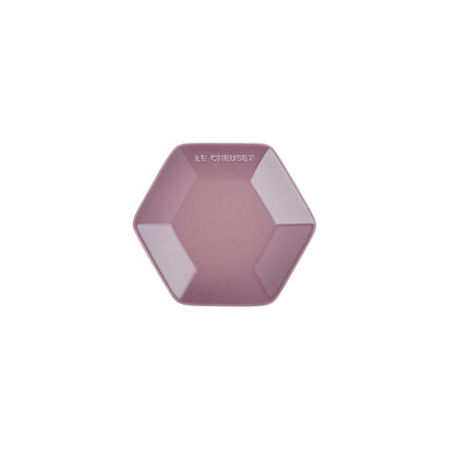 陶瓷六角形碟 16厘米 Mauve Pink