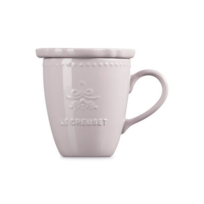 Eternity Lace Mug with Lid 330ml Shallot image number 2