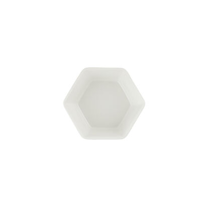 Hexagon Dish 10cm Meringue image number 2