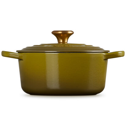 Round Casserole 28cm Olive (Gold Knob) image number 2