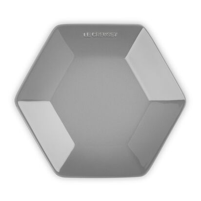 Hexagon Plate 26cm Mist Grey