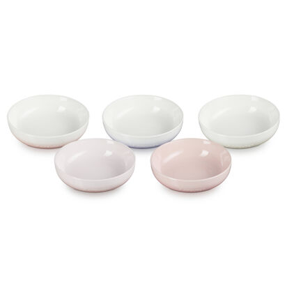 Set of 5 Sphere Dish 18cm Pale Rose/Cool Mint/Pastel Purple/Soleil/Kiwi image number 1