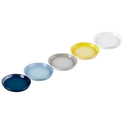 Set of 5 Round Plate 17cm image number 3