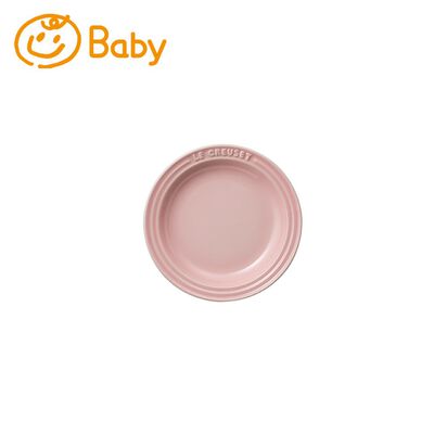 嬰兒陶瓷圓形碟 Milky Pink image number 0