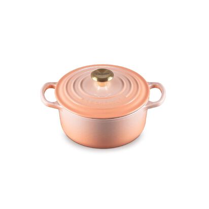 Round Casserole 18cm Pêche (Light Gold Knob) image number 1