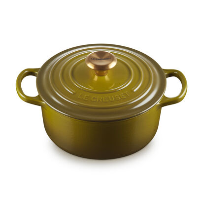 Round Casserole 22cm Olive (Gold Knob) image number 1