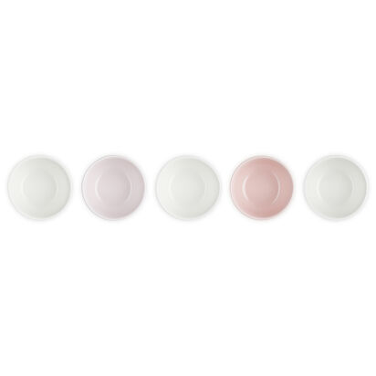 Set of 5 Sphere Bowl 11cm Shell Pink/Powder Pink/Powder Purple/Milky Pink/Meringue image number 3