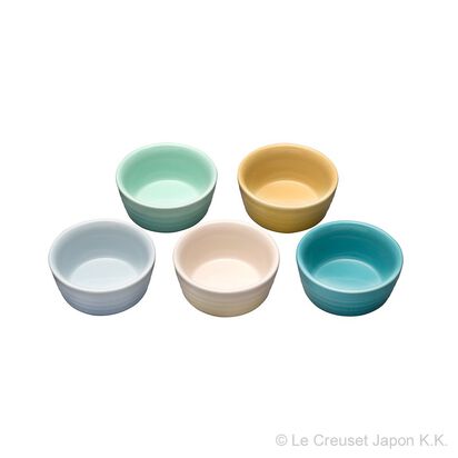 迷你陶瓷Ramekin5件裝 (Dune/Caribbean/Quince/Mint/Blue)