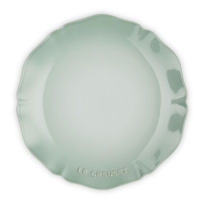 Elegant Frill Plate 25cm Water Green image number 0