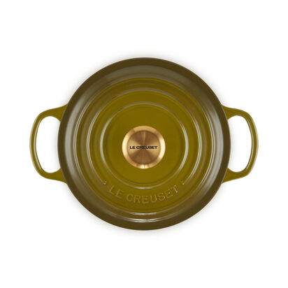 Round Casserole 20cm Olive (Gold Knob) image number 3