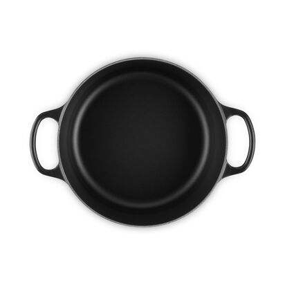 Round Casserole 24cm Matte Black (Black Interior) image number 4