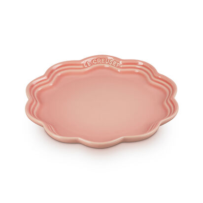 Frill Plate 22cm Salmon Pink image number 10