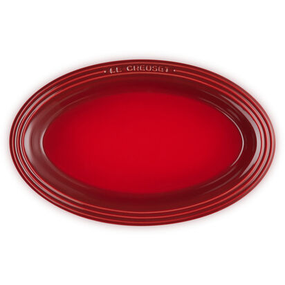 Oval Plate 25cm Cerise image number 2