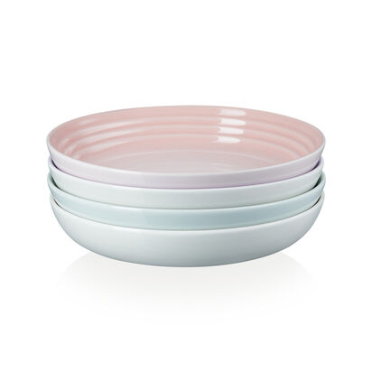 Set of 4 Vancouver Pasta Bowl 22cm Shell Pink/Powder Purple/Water Green/Meringue