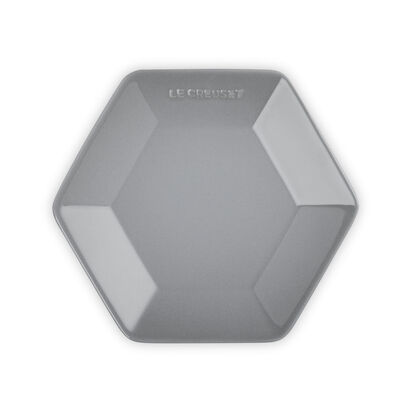 Hexagon Plate 21cm Mist Grey image number 0