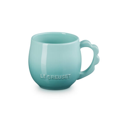 Fleur Lace Mug 320ml Sage