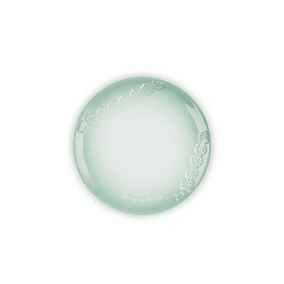 Lace Sphere Plate 19cm Water Green image number 0