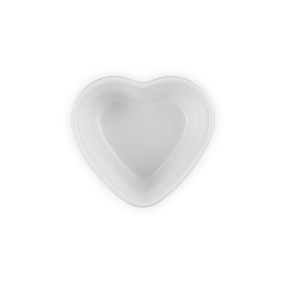 Small Heart Ramekin with Lid 180ml Pearlized White image number 4