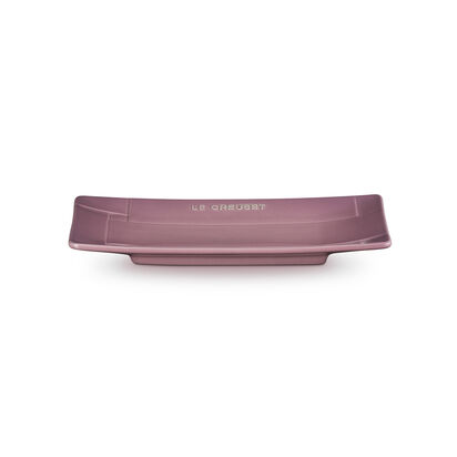 Mesh Rectangular Plate 23cm Mauve Pink image number 0