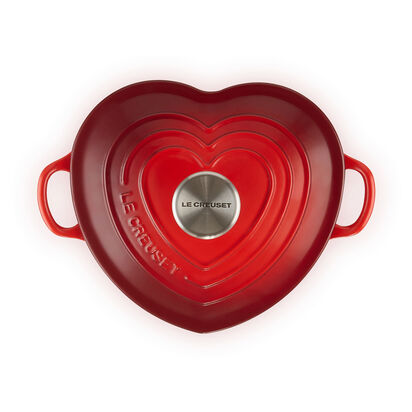 Heart Shaped Casserole 20cm Cerise image number 3