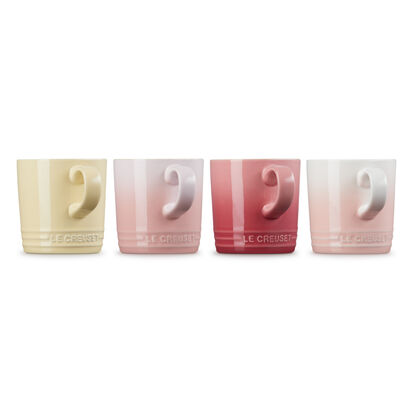 Set of 4 London Coffee Mug 350ml Custard Yellow/Shell Pink/Rose Quartz/Powder Pink image number 2
