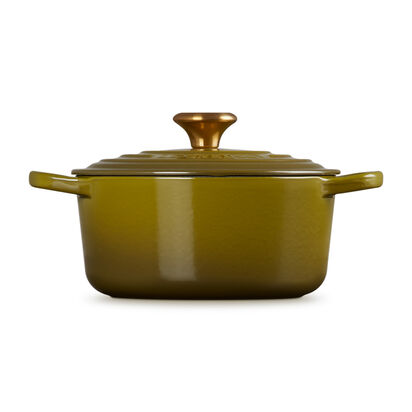 Round Casserole 22cm Olive (Gold Knob) image number 2