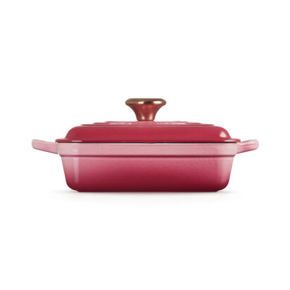 Square Shaped Casserole 24cm Berry (Copper Knob) image number 2