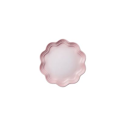 花邊形陶瓷碟 18厘米 Shell Pink image number 0