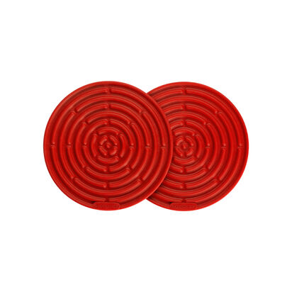 Set of 2 Mini Hot Pad Cherry Red image number 0