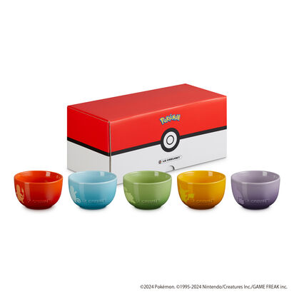Pokémon 陶瓷圓形碗11cm (5件裝)
