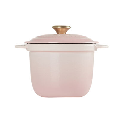 Cocotte Every 18 鑄鐵鍋 Shell Pink (淺金色鍋蓋頭) image number 4