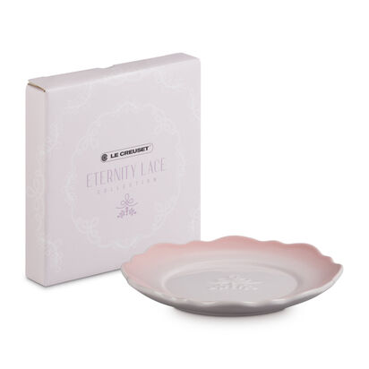 Eternity Lace Plate 17cm Shell Pink