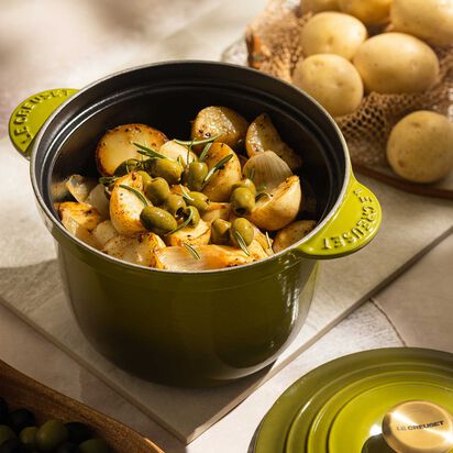 Cocotte Every 20cm Olive (Gold Knob) image number 25