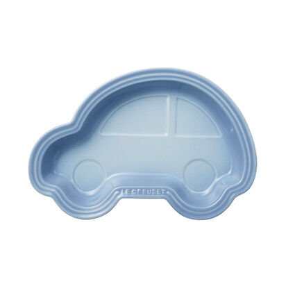 Baby Lunch Plate Car 25cm Coastal Blue  image number 0