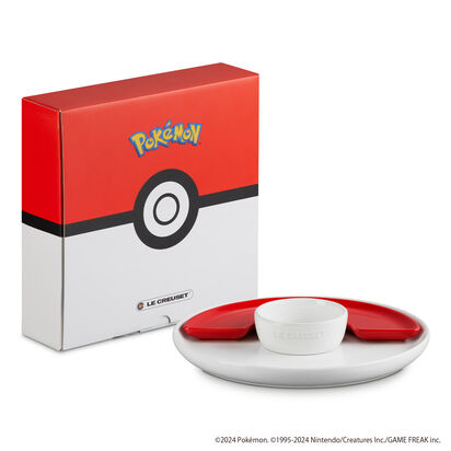 Pokémon 精靈球陶瓷餐具套裝 - White/Carmin