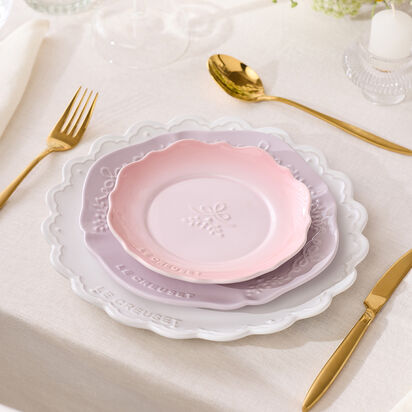 Eternity Lace Plate 17cm Shell Pink image number 4