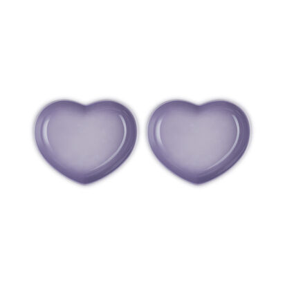 陶瓷心形盤 (中) 2件裝 22厘米 Bluebell Purple image number 4