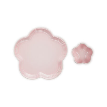 Flower Plate Set Milky Pink image number 0