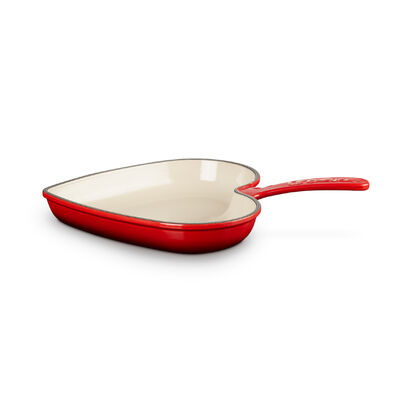 Heart Skillet 26cm Cerise