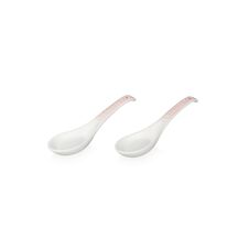 Set of 2 NEO Chinese Spoon 14cm Powder Pink