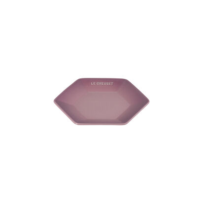 Hexagon Plate 21cm Mauve Pink image number 1